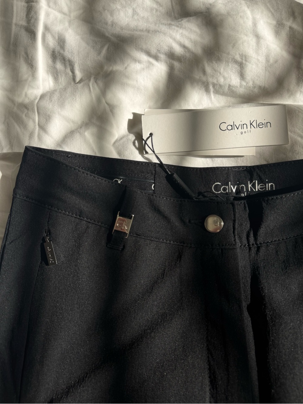 Calvin Klein Black Slim Golf Pants / Work Pants (runs small, fits Size 4 or 6)